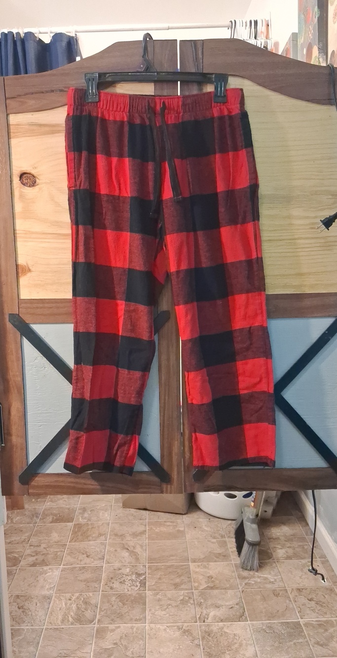 Old Navy Plaid elastic waist pants